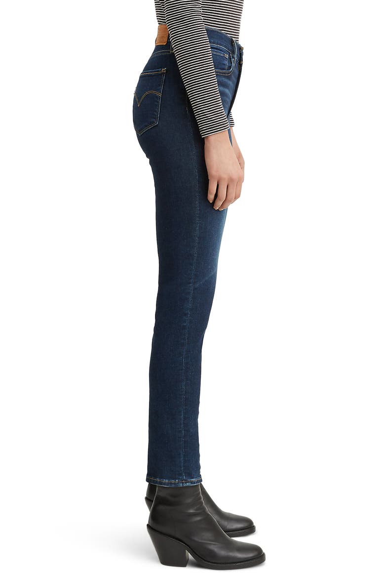 Levi's® 724™ High Waist Crop Straight Leg Jeans, Alternate, color, LONDON INDIGO