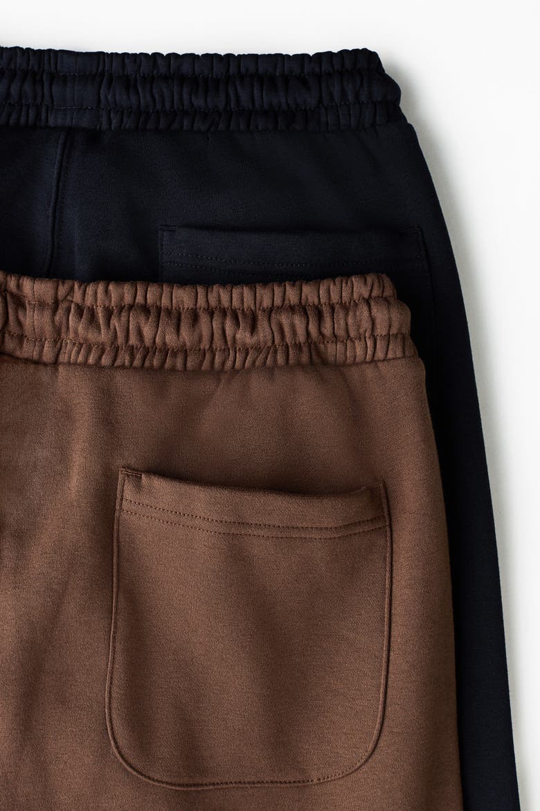 2-pack Regular Fit Shorts, Alternate, color, Navy blue/brown