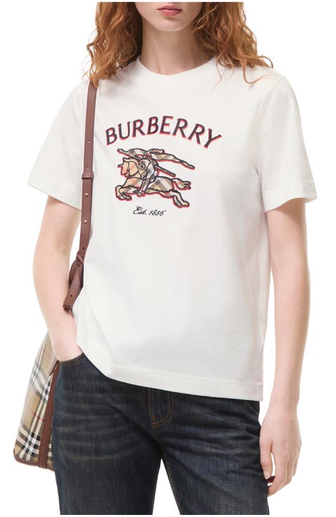 Knight Check Cotton T-shirt