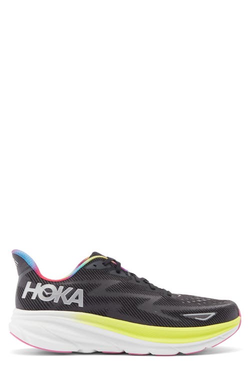 Hoka Clifton 9 Running Shoe In Black