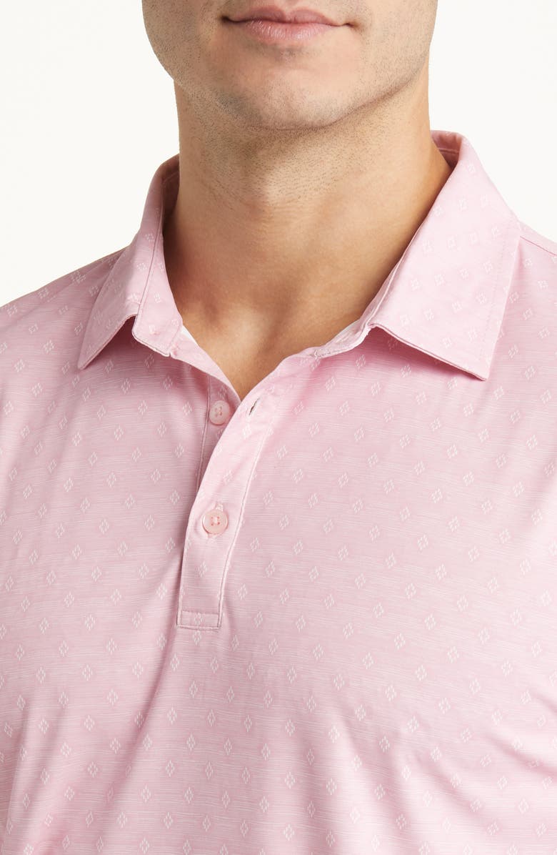 Swannies Eddie B Golf Polo, Alternate, color, Flamingo