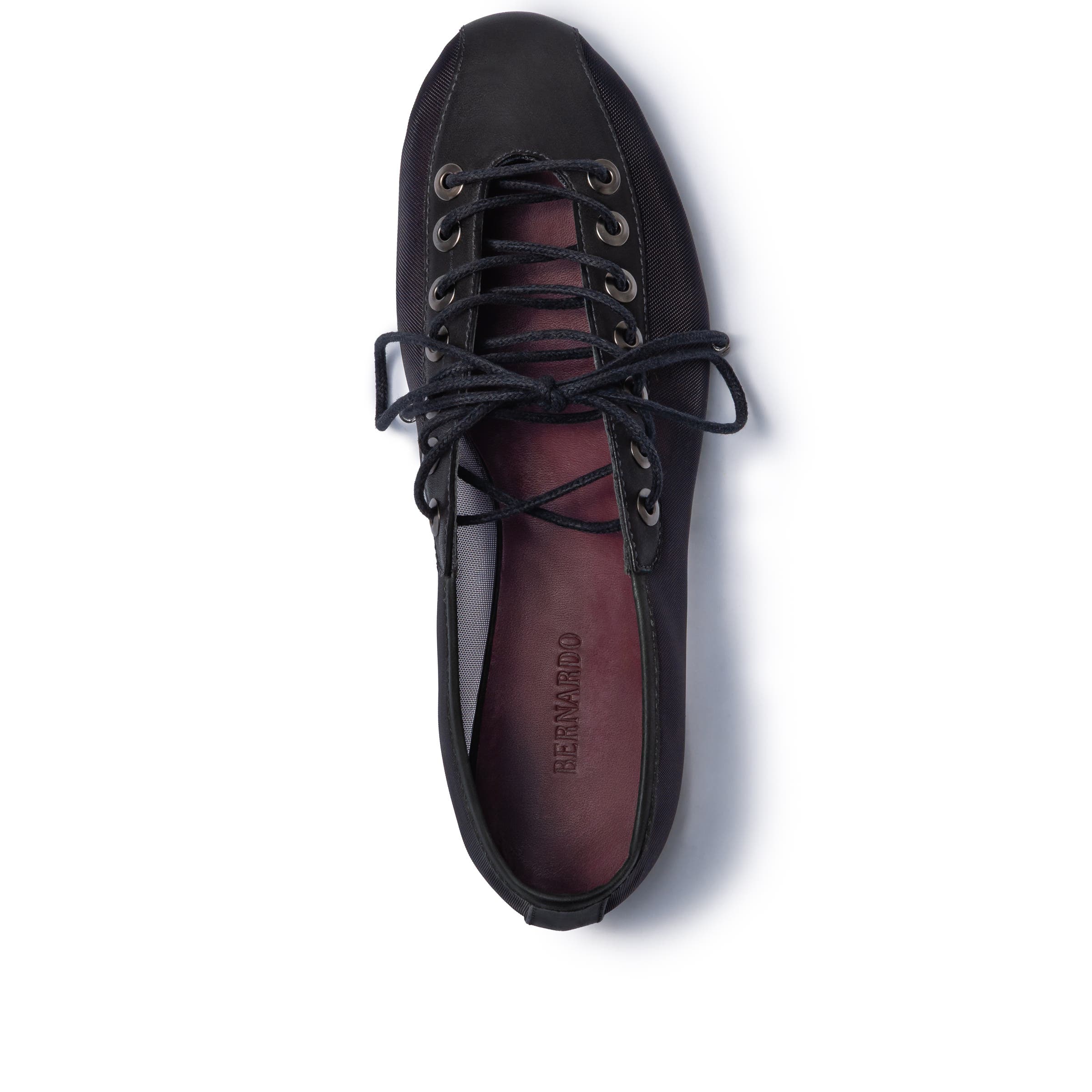 Bernardo Footwear Billie Sneakerina, Alternate, color, Black