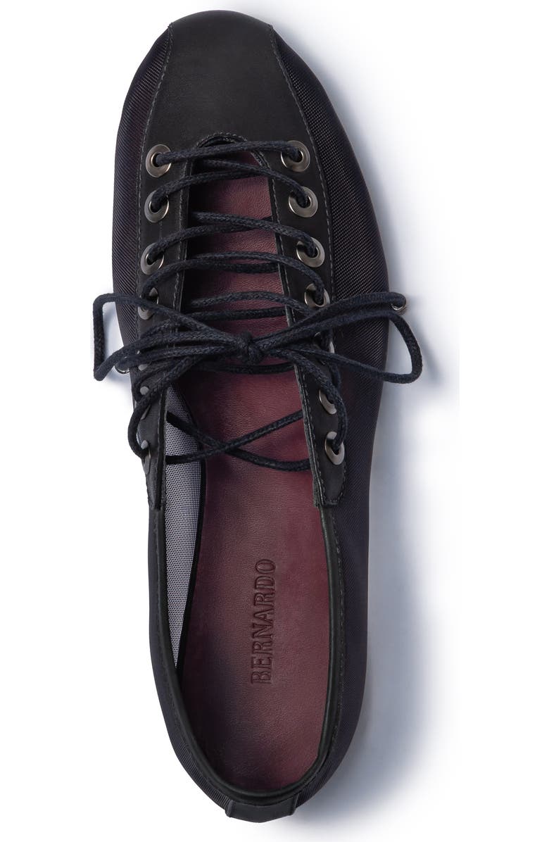 Bernardo Footwear Billie Sneakerina, Alternate, color, Black