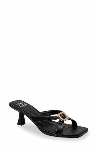 Square Toe Slide Sandal