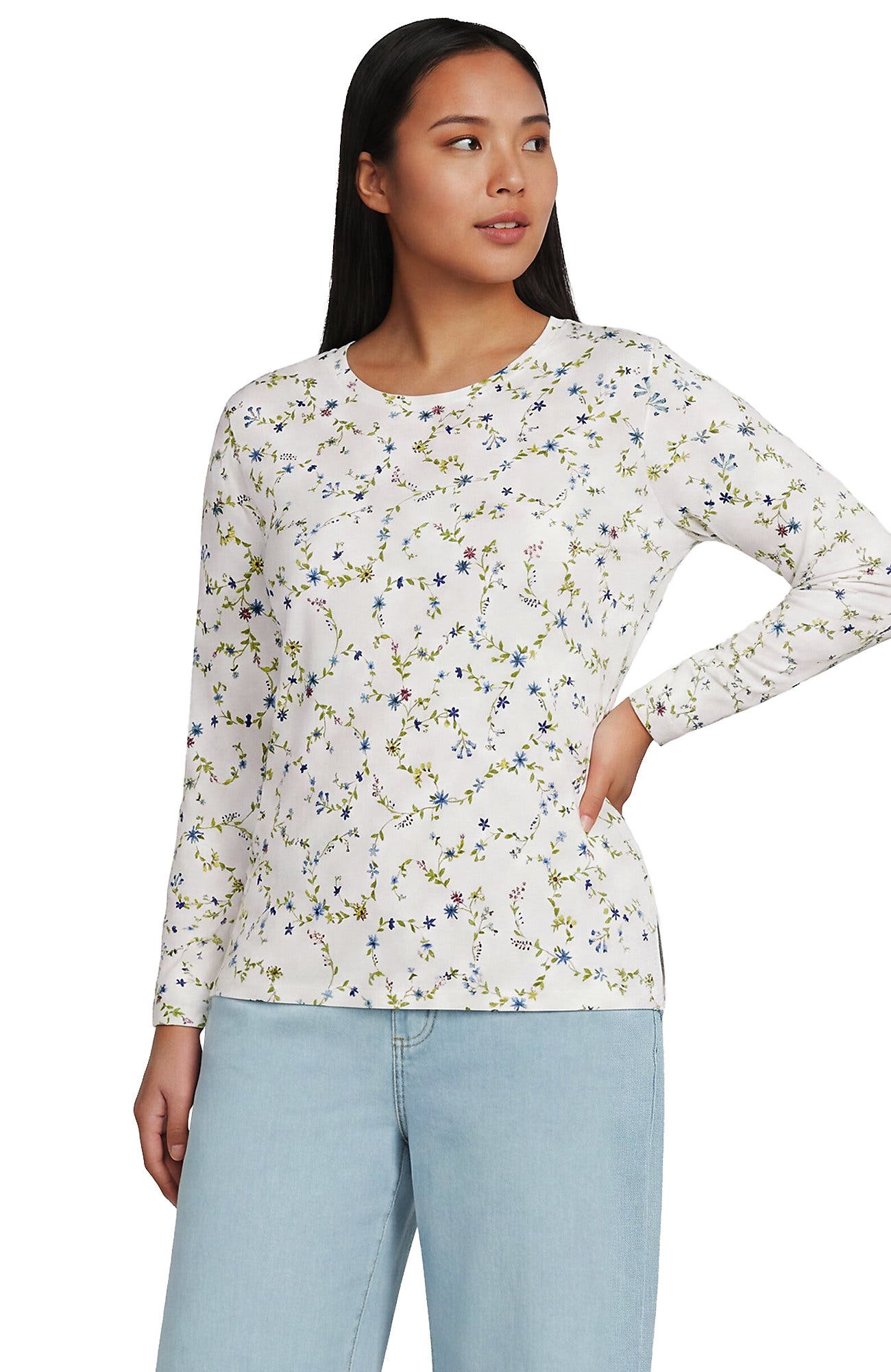 Ivory Multi Floral Vine