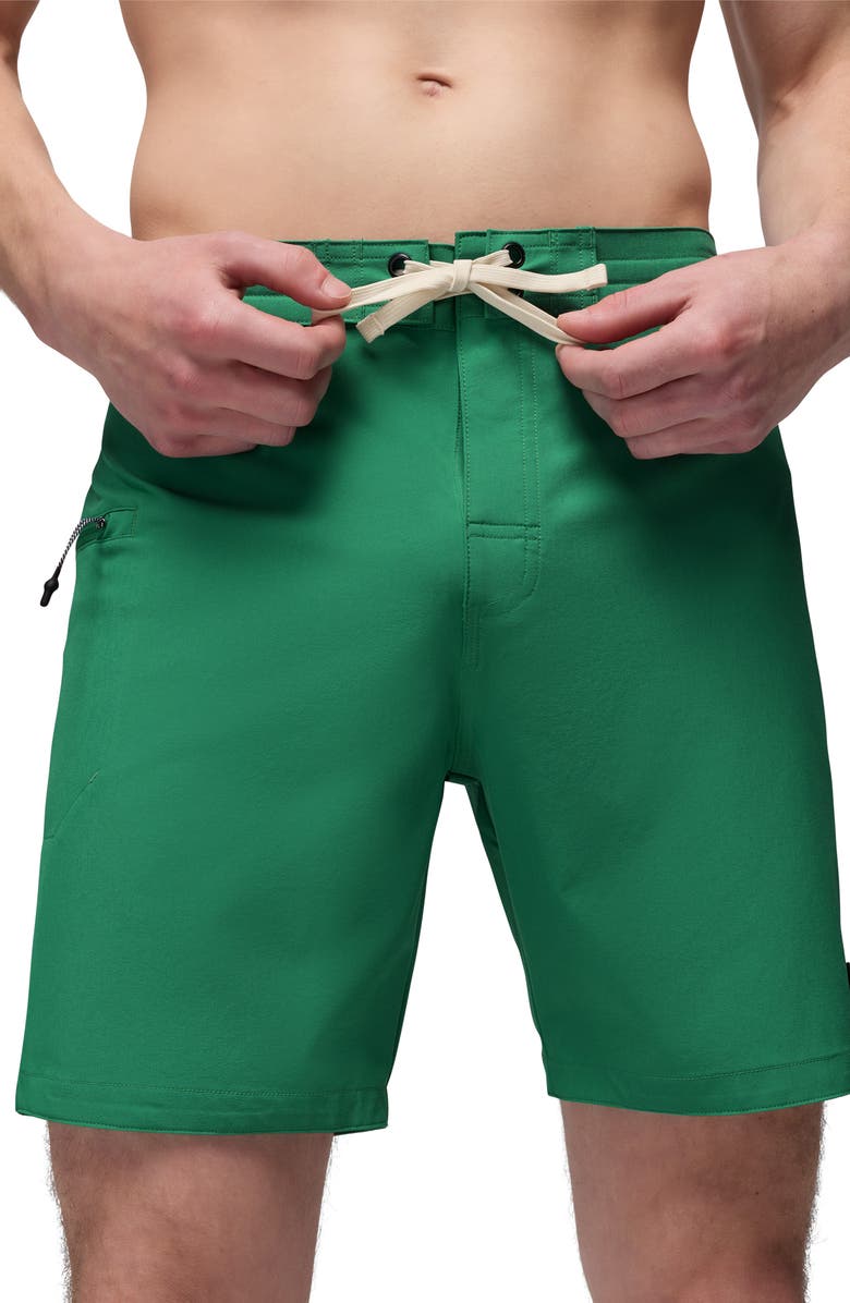 prAna Fenton Board Shorts, Main, color, Jade