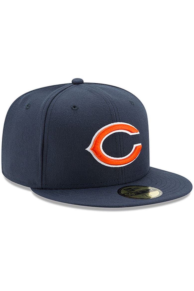 Men's New Era Navy Chicago Bears Omaha 59FIFTY Hat, Alternate, color, NAVY