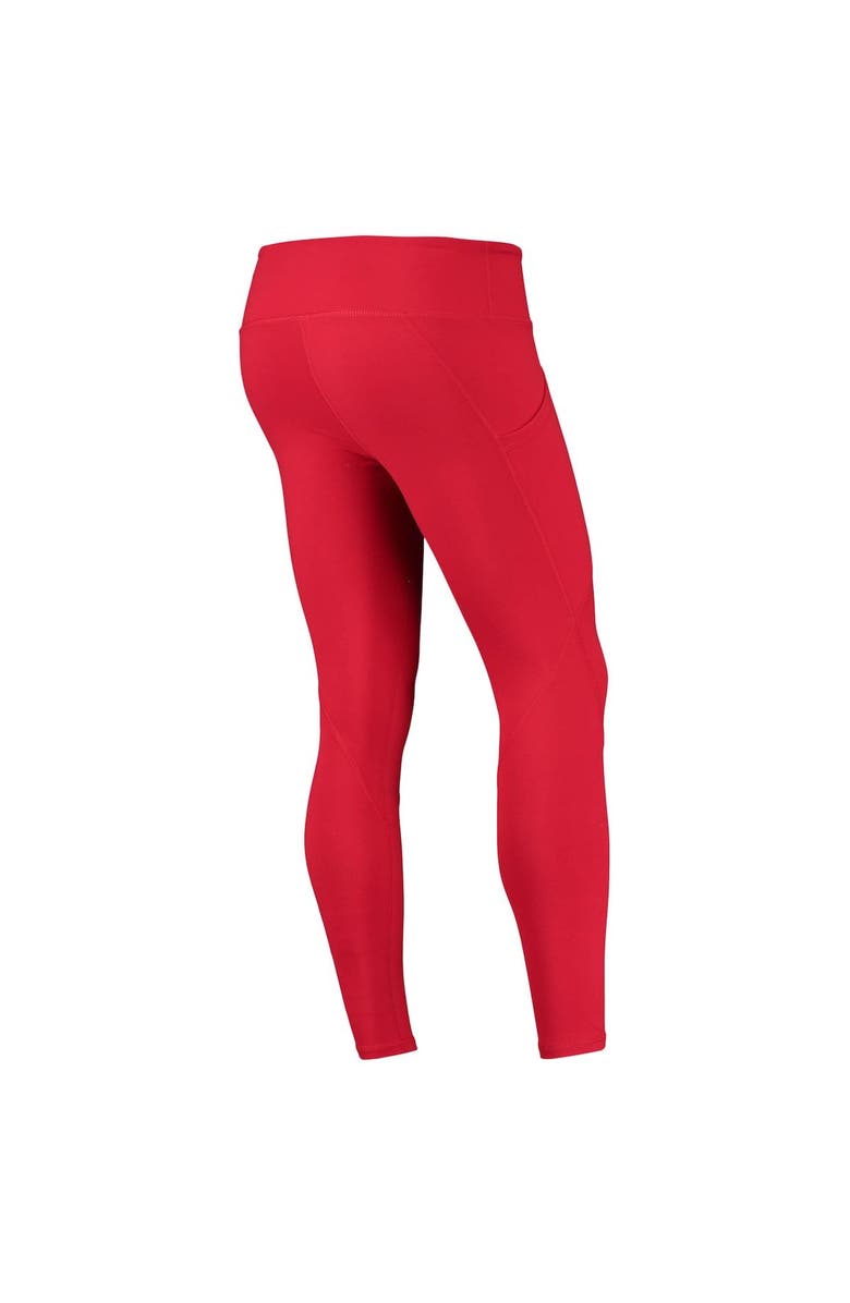 ZOOZATZ Women's ZooZatz Scarlet Ohio State Buckeyes Pocketed Leggings, Alternate, color, 