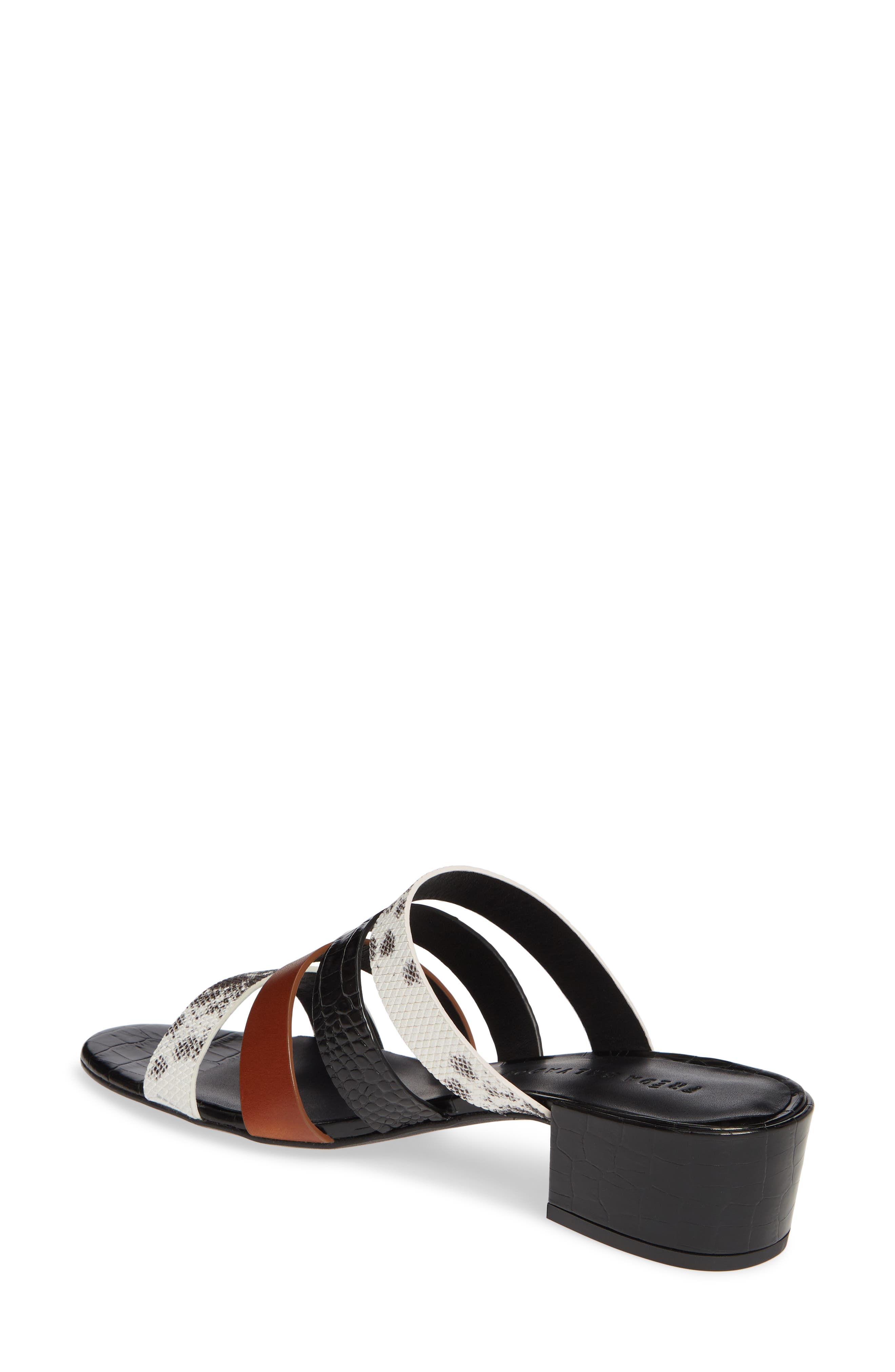 Freda Salvador Irene Low Heel Sandal, Alternate, color, 