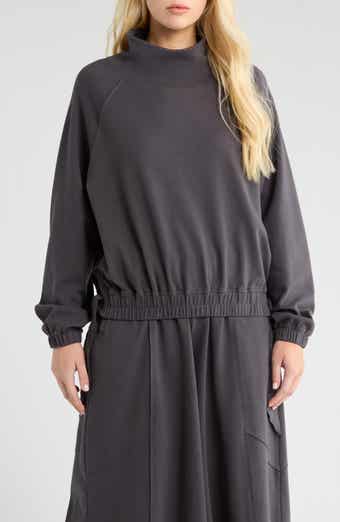 Seren Side Tie Funnel Neck Top