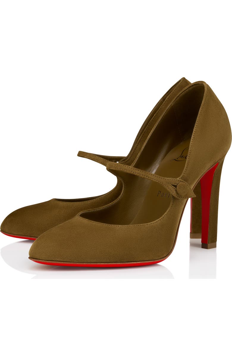 Christian Louboutin Fannylove Mary Jane Pump, Main, color, Z092 Bronzo/ Lin Brozno