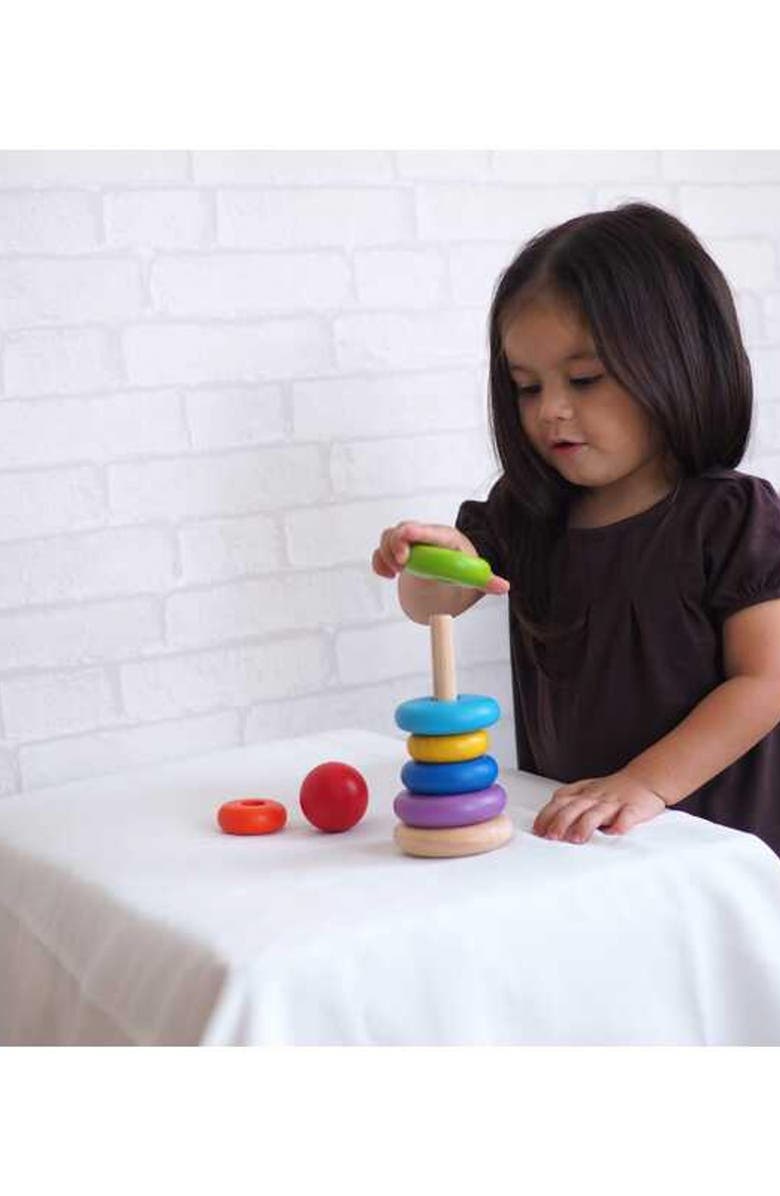 PlanToys<sup>®</sup> Stacking Ring Playset, Alternate, color, Assorted