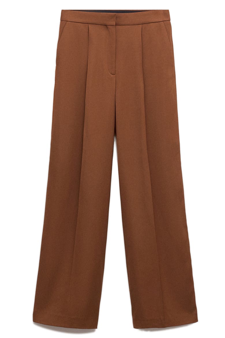 Straight Leg Suit Pants, Alternate, color, COGNAC