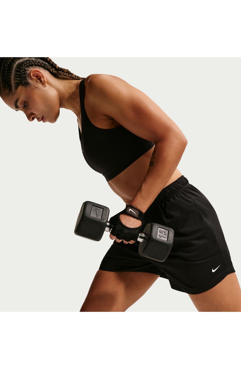 Nike One Dri-FIT Mid Rise 5-Inch Shorts, Alternate, color, 