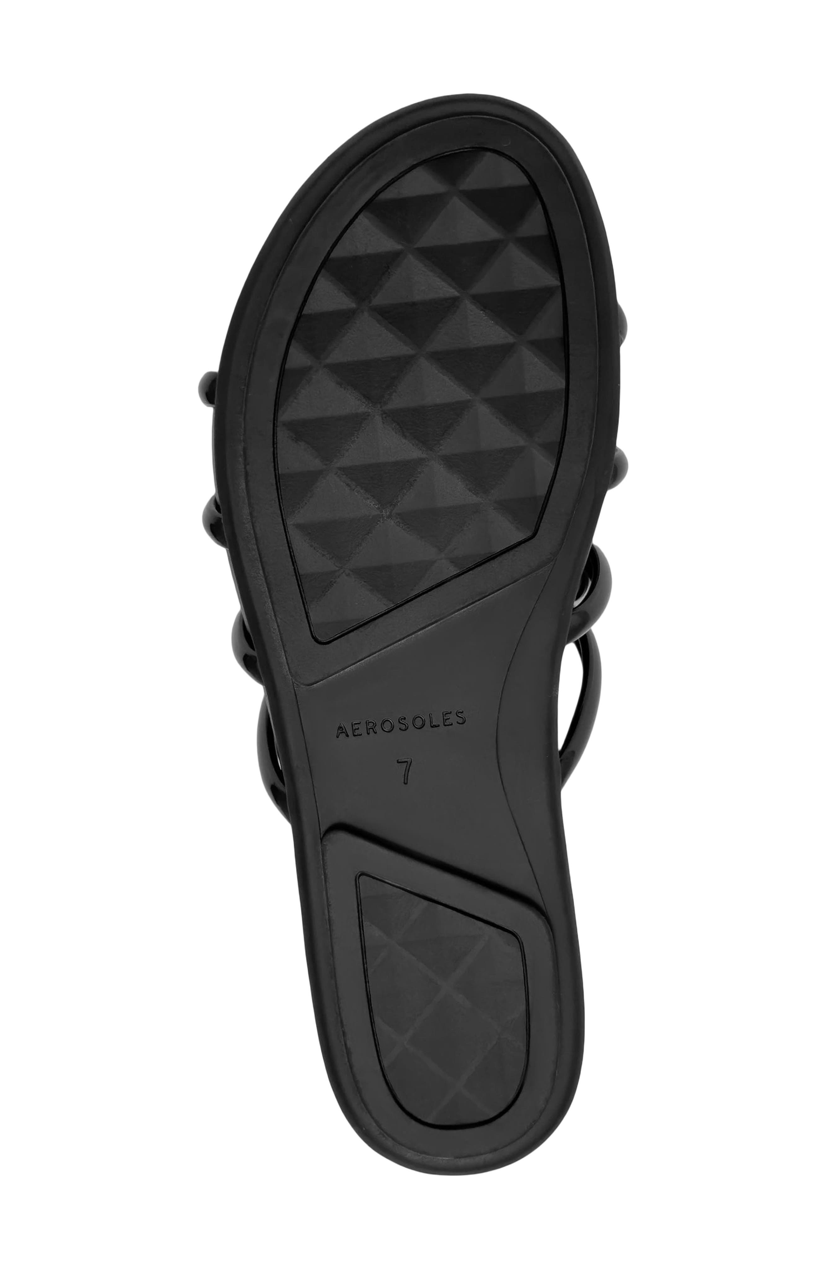 Aerosoles Frida Slide Sandal, Alternate, color, Black Transluscent Tpu