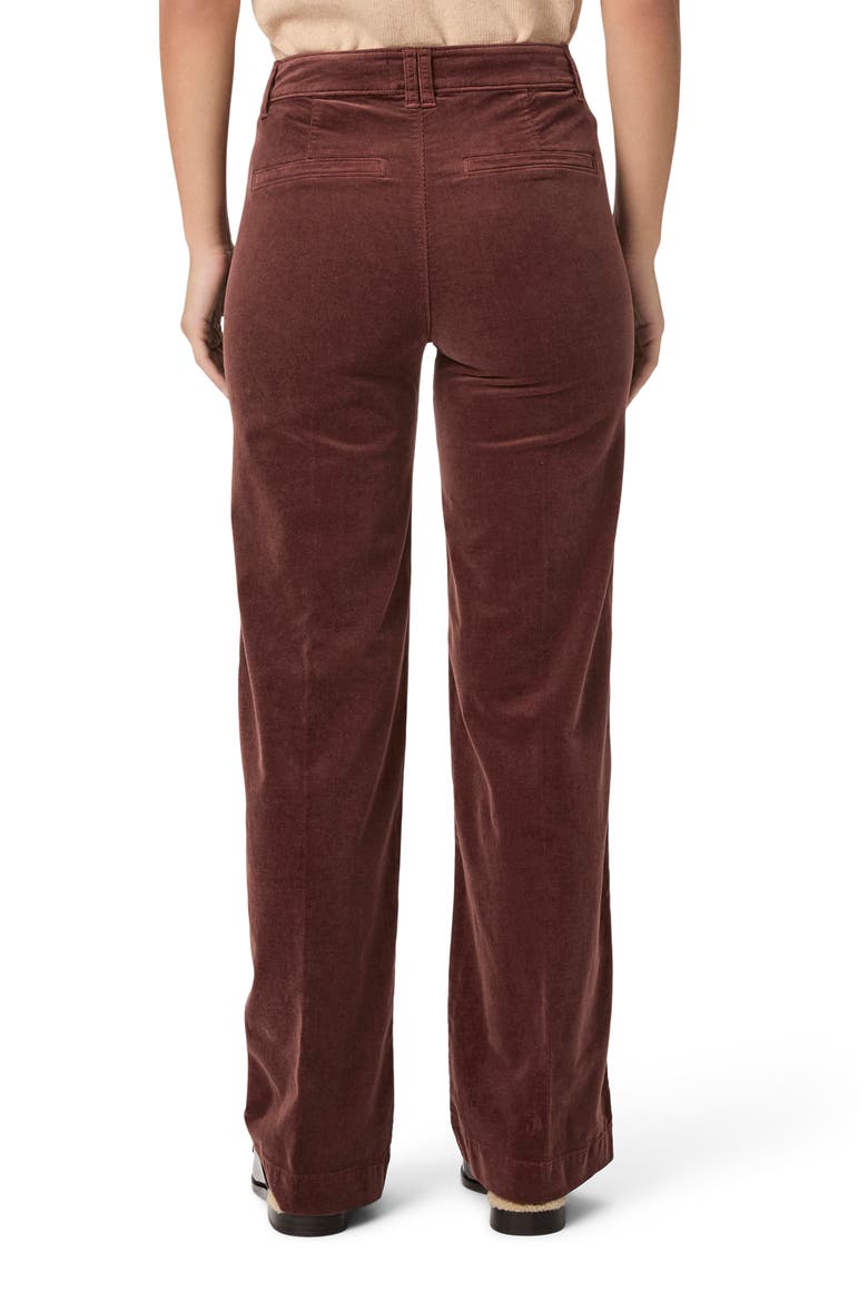 Sasha Corduroy High Waist Straight Leg Pants, Alternate, color, LANDSLIDE