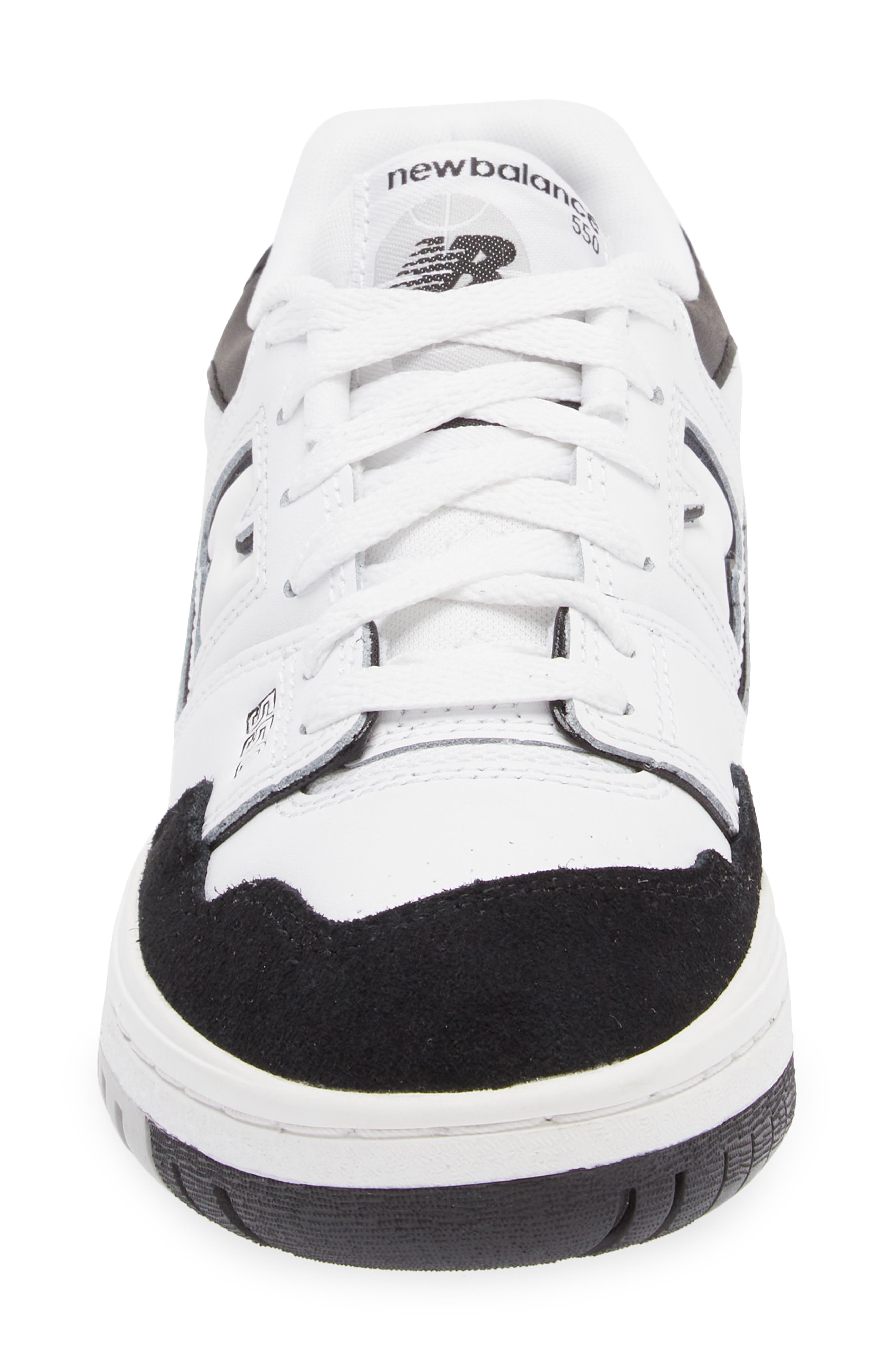 New Balance 550 Basketball Sneaker, Alternate, color, White/ Black