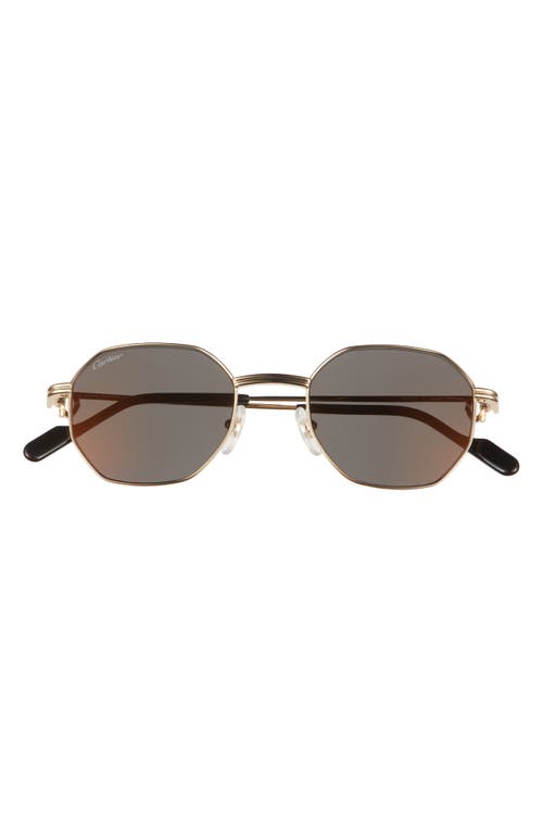 Cartier 50mm Round Sunglasses in Gold  product