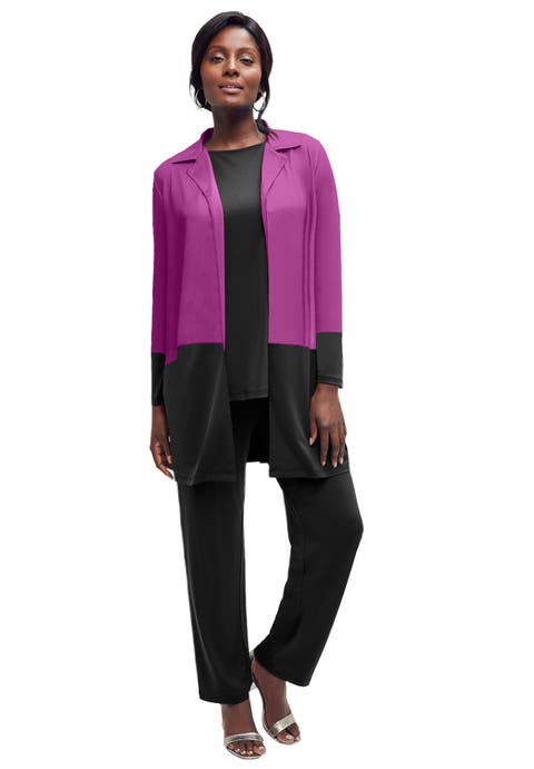 3-Piece Knit Pant Set (Plus Available)