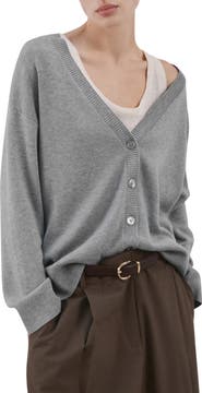 MANGO V-Neck Cardigan