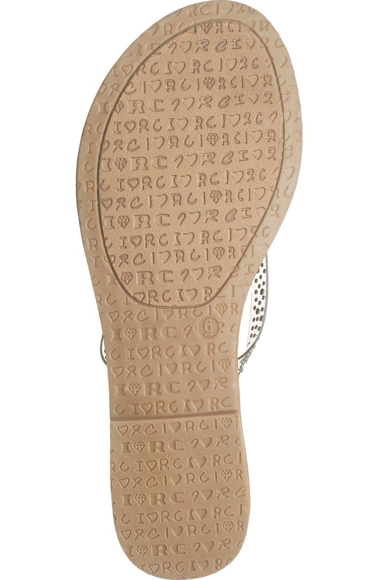 ROCK AND CANDY Rock & Candy Embellished Clear Strap Flip-Flop Sandal, Alternate, color,