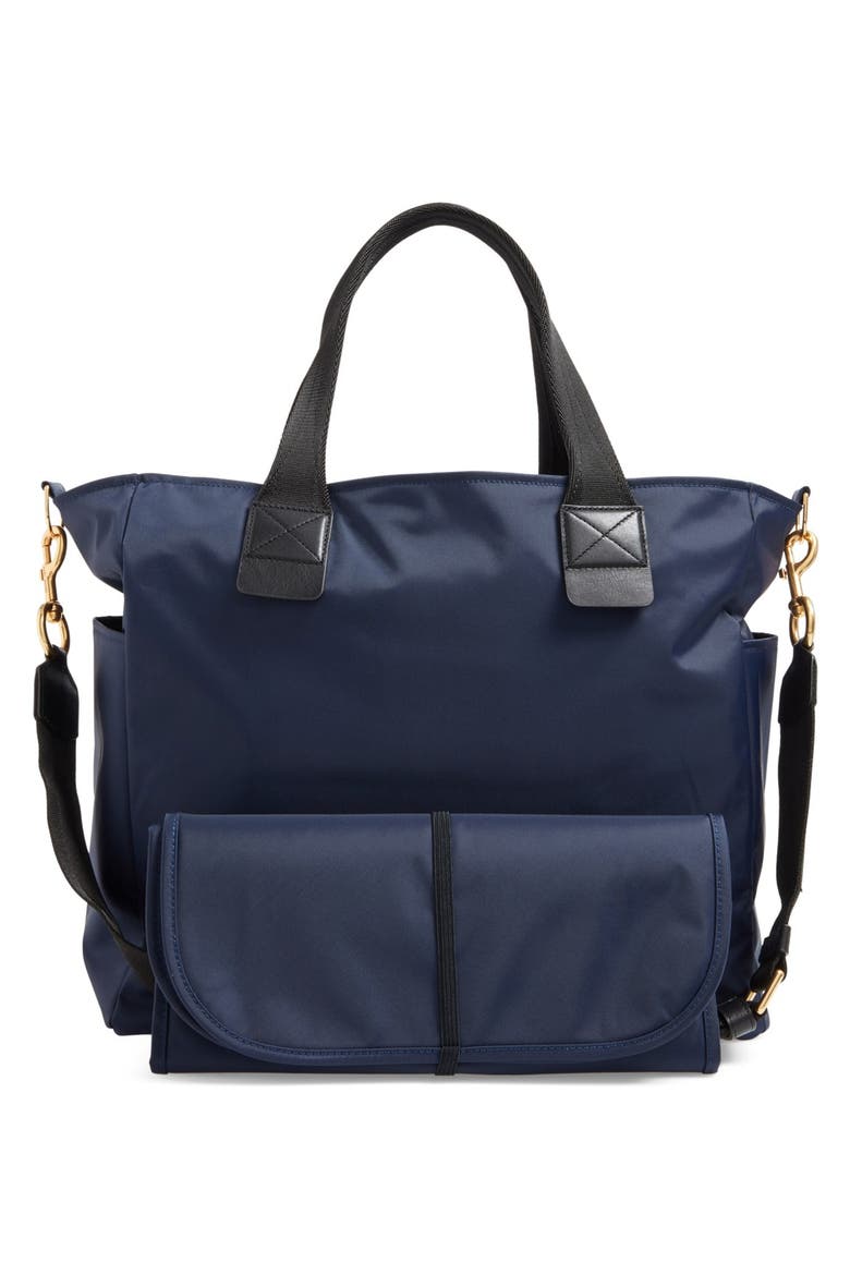 'Biker' Nylon Baby Bag, Alternate, color, MIDNIGHT BLUE