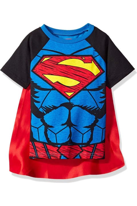 Justice League Tee with Detachable Cape