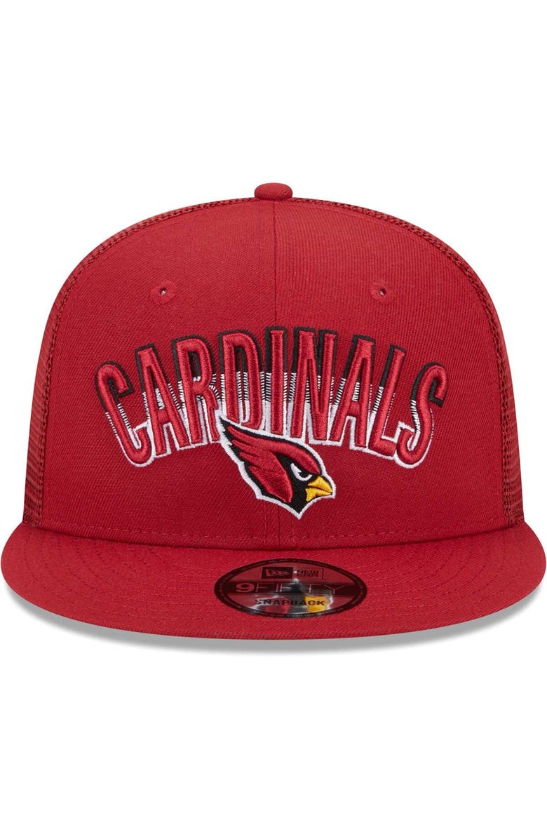 New Era Men's New Era Cardinal Arizona Cardinals Grade Trucker 9FIFTY Snapback Hat, Alternate, color, Cardinal