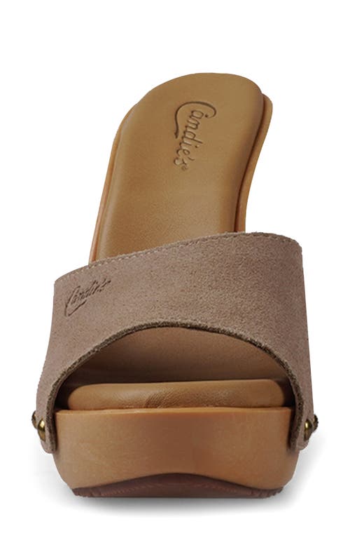 Candies Candie's Viviana Platform Sandal In Light Taupe