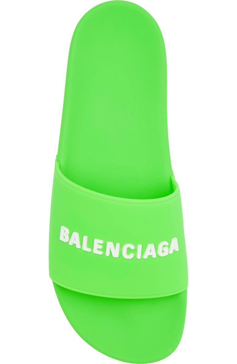 Balenciaga Logo Slide Sandal, Alternate, color,