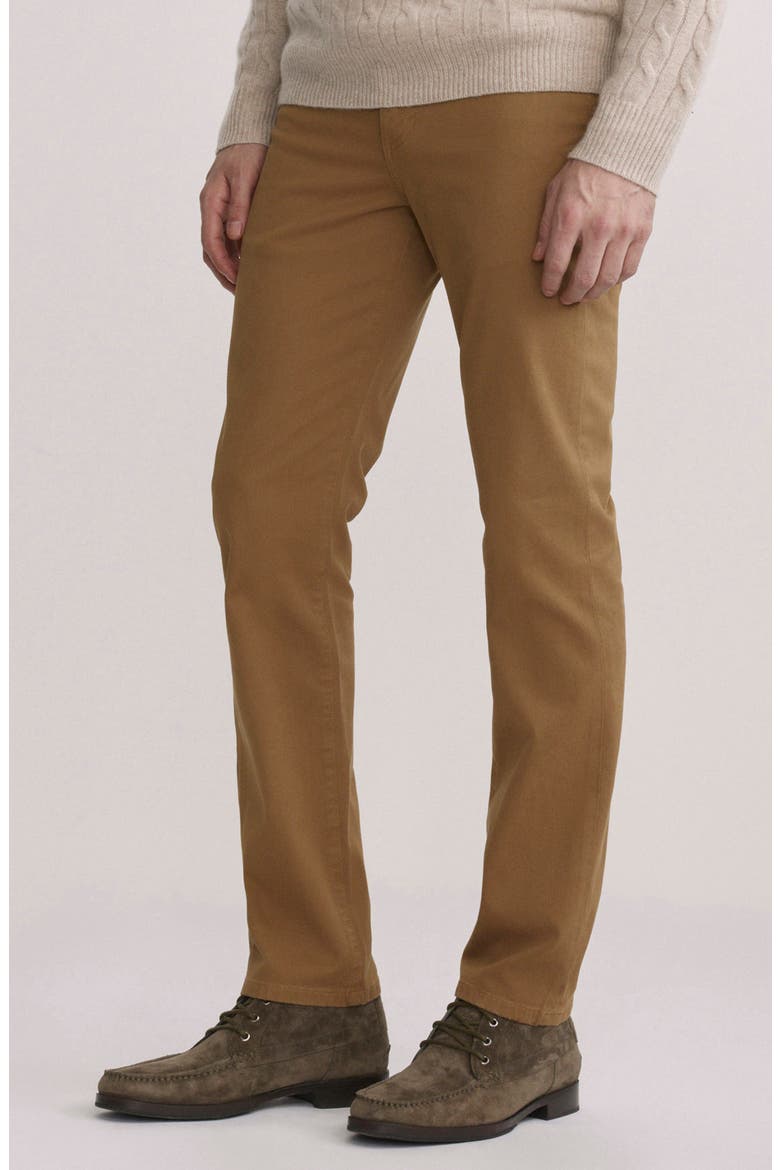 Russell Slim Straight Jeans, Alternate, color, BRASS