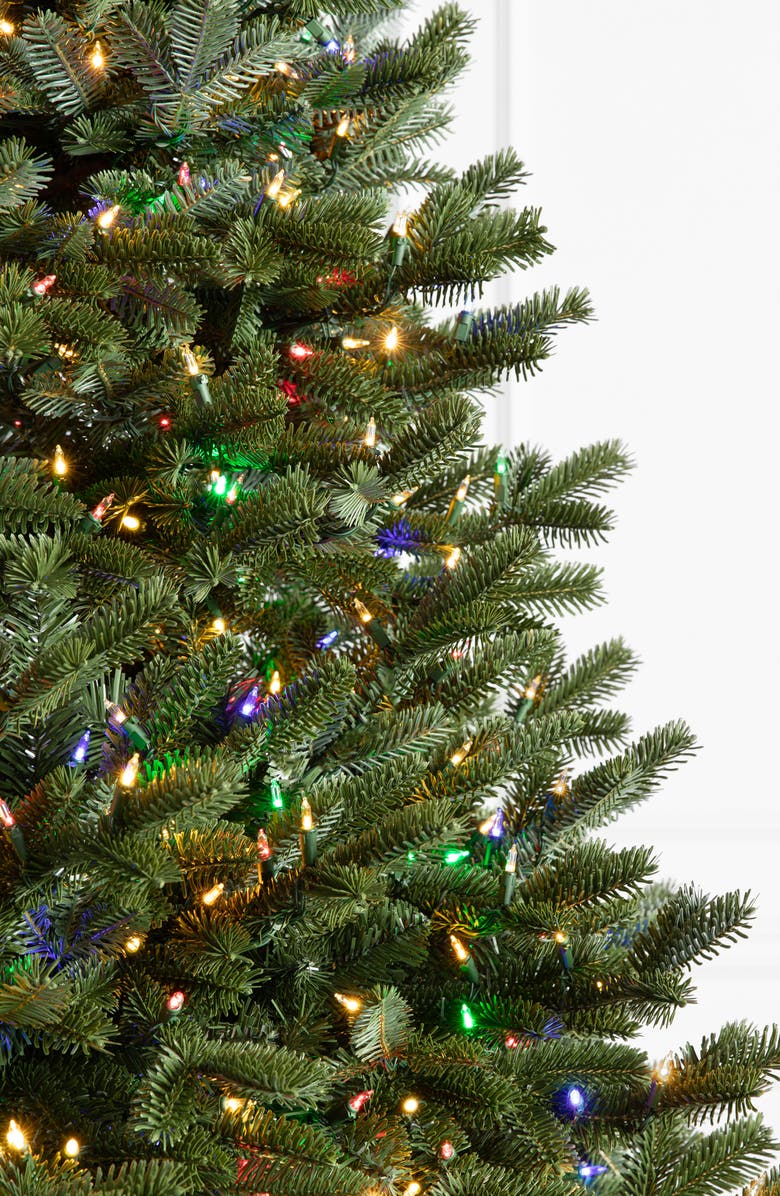 Balsam Hill BH Fraser Fir<sup>®</sup> Pre-lit Artificial Tree, Alternate, color, Led Clear