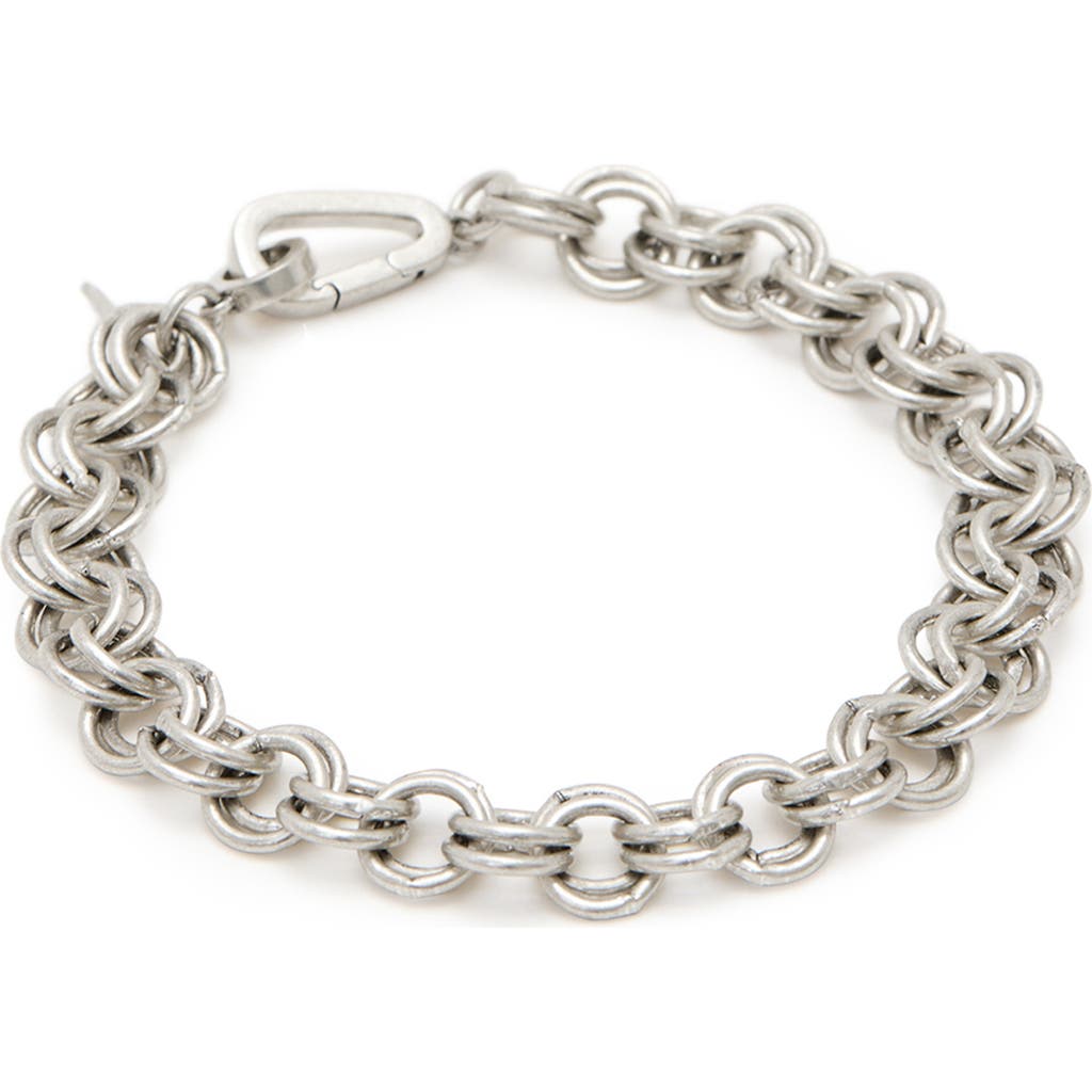 Allsaints Coy Multi Chain Carabiner Bracelet