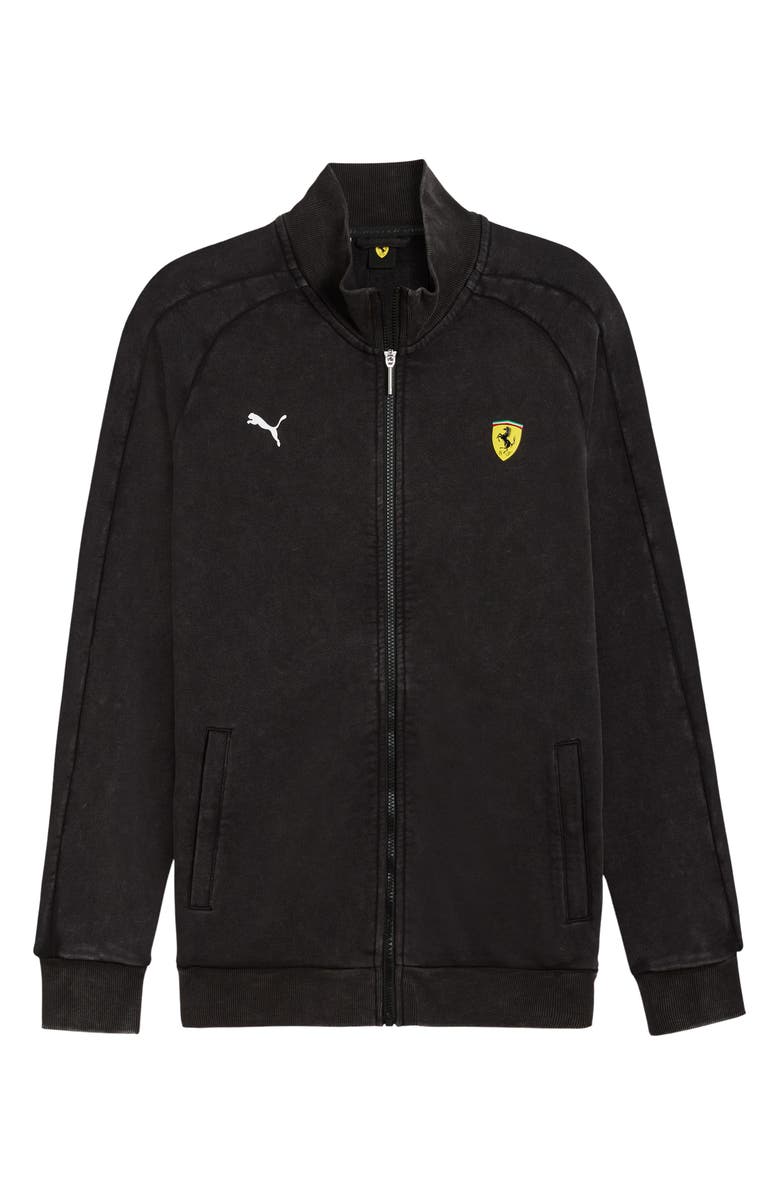 PUMA Ferrari T7 Cotton Jacket, Main, color, Puma Black