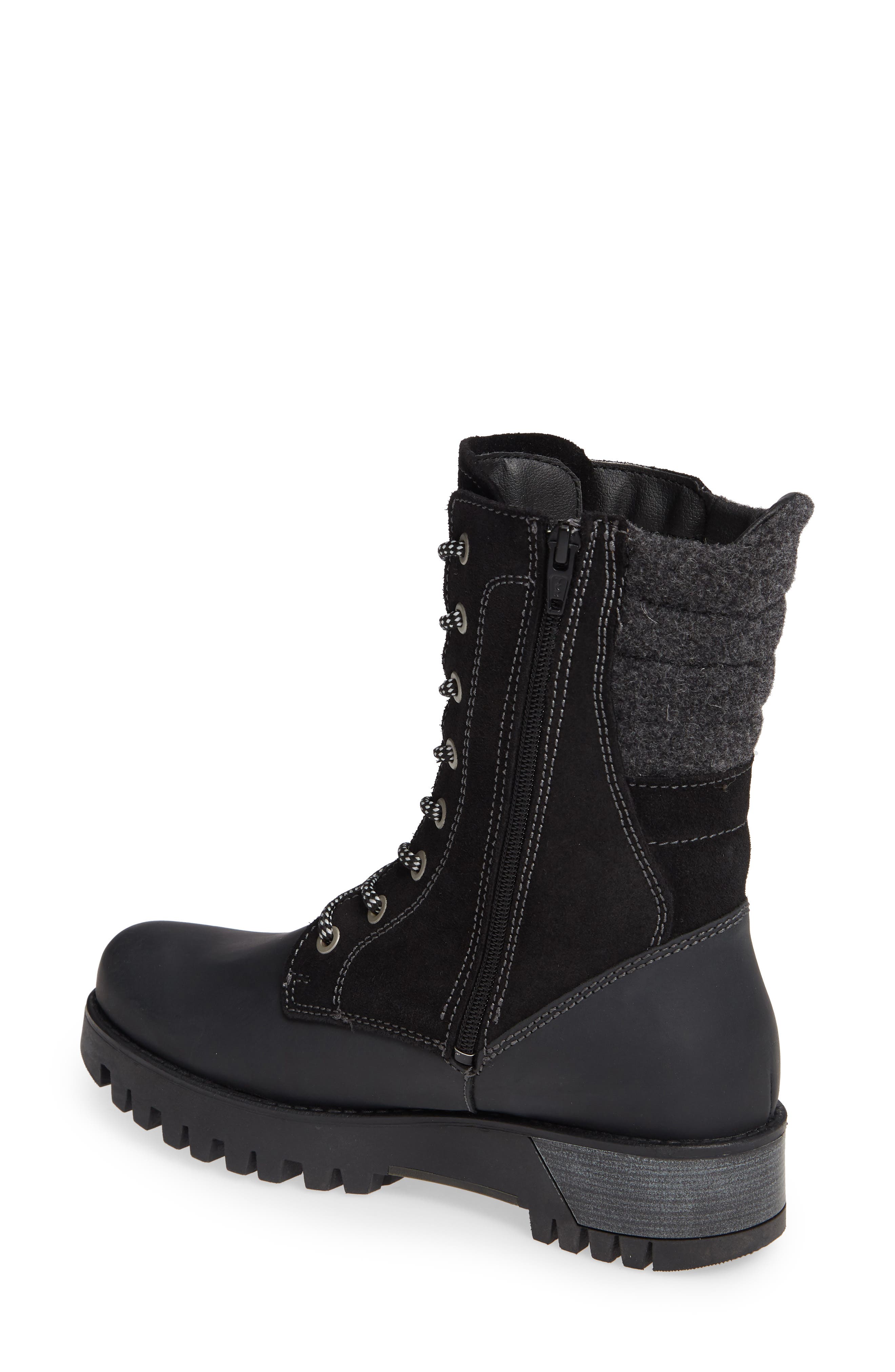 Guide Waterproof & Insulated Hiking Boot, Alternate, color, BLACK SUEDE