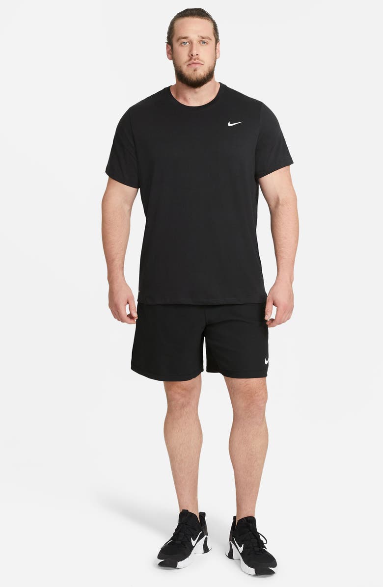 Nike Dri-FIT Training T-Shirt, Alternate, color, 010 Black/White