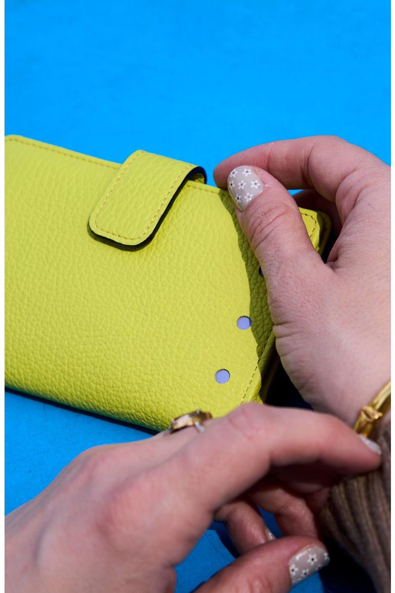 Ascot Slim Wallet, Alternate, color, Lime