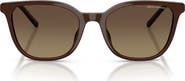 Armani Exchange 54mm Gradient Polarized Cat Eye Sunglasses