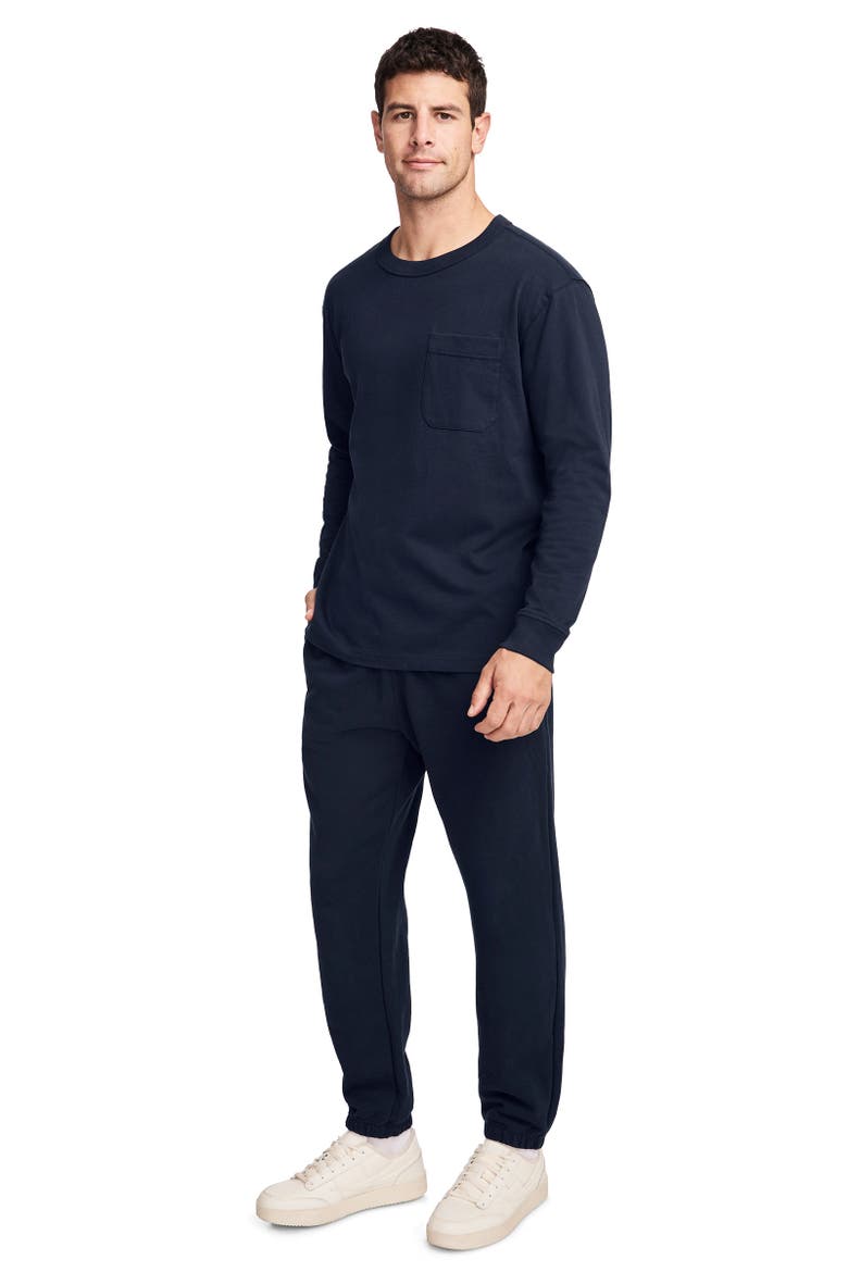Men's The One and Only Heavyweight 100% Organic Cotton Long Sleeve Tee, Alternate, color, Jockey Blue