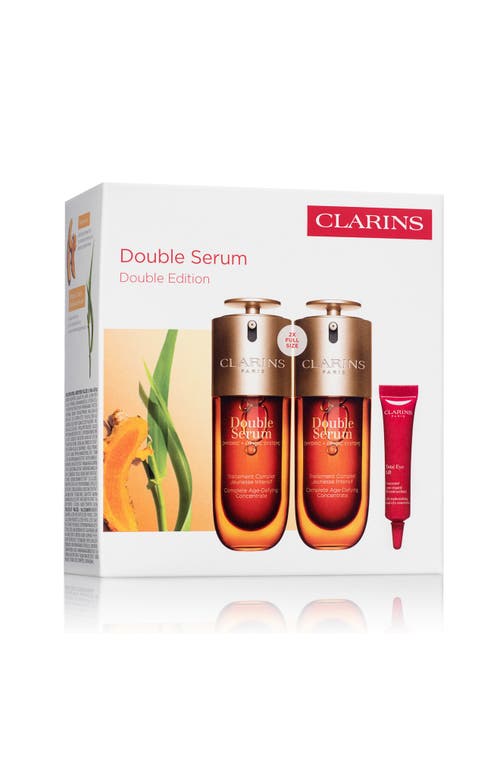 Clarins Double Serum Double Edition Anti-aging Set $312 Value