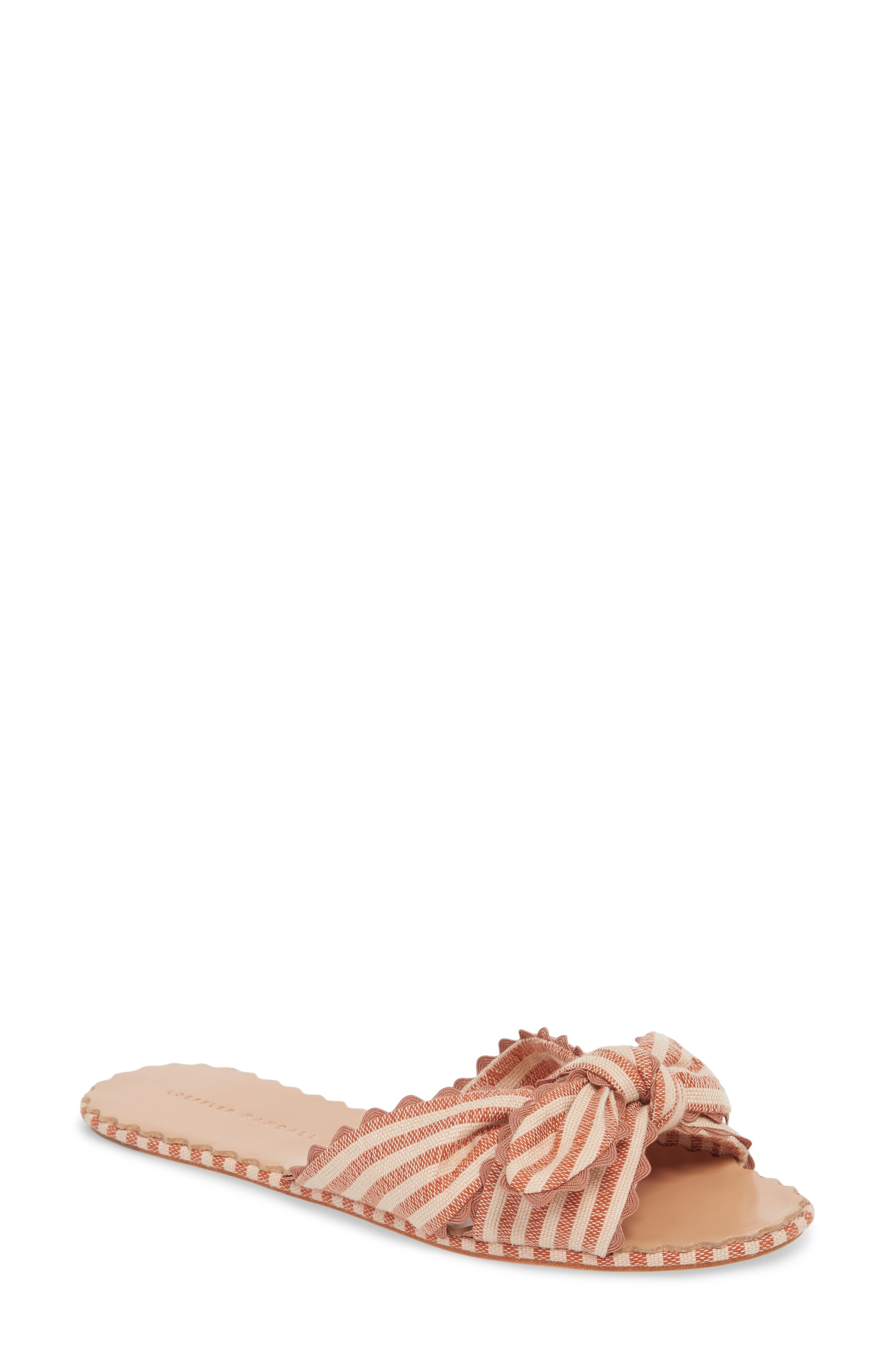 Loeffler Randall Shirley Bow Slide Sandal, Main, color, 