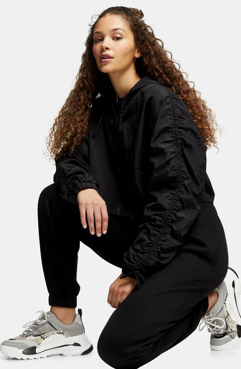 Topshop Joan Crop Jacket, Alternate, color,