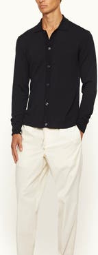 Orlebar Brown Tiernan Merino Classic-Fit Knitted Shirt