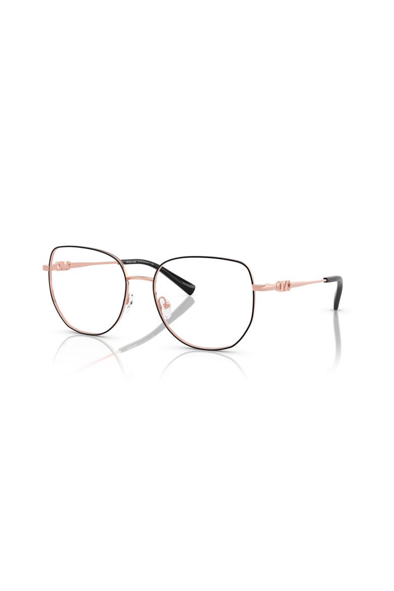 56mm Square optical glasses, Main, color, Black