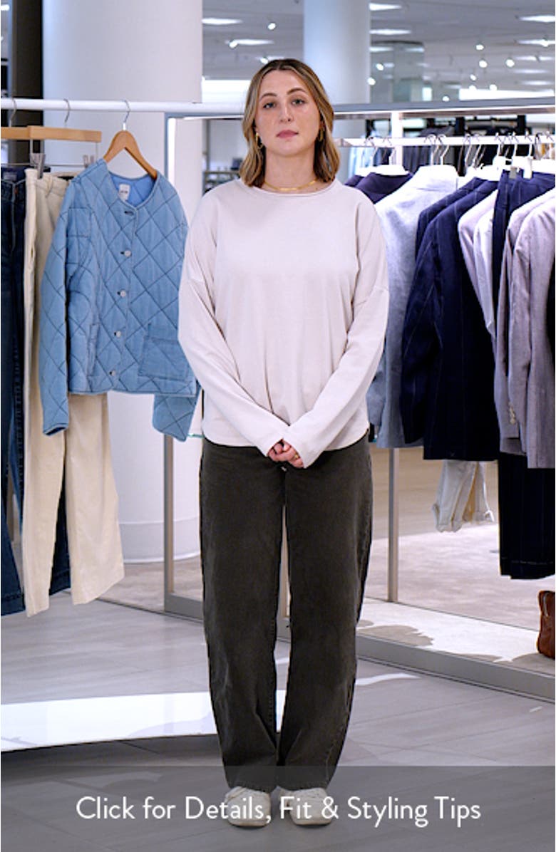 Roll Crewneck Terry Sweatshirt, sales video thumbnail