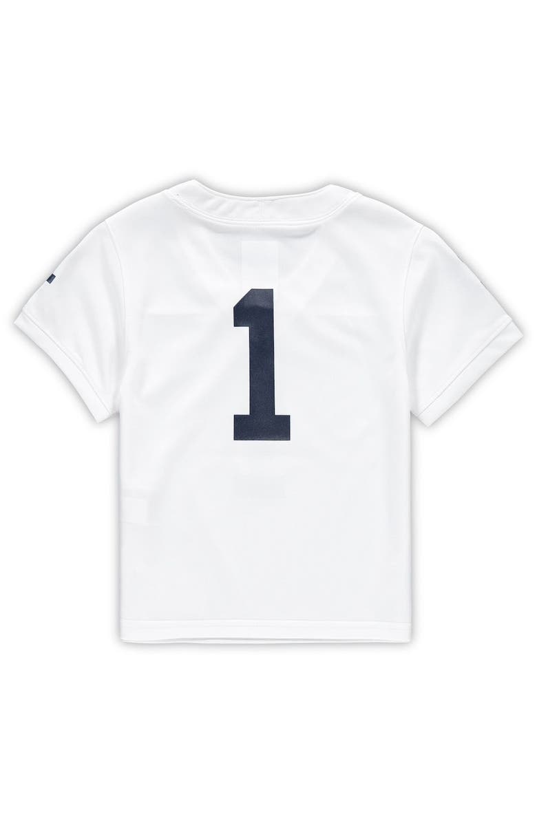 Nike Toddler Nike #1 White Penn State Nittany Lions Untouchable Football Jersey, Alternate, color, White