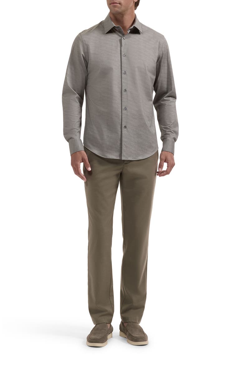 James OoohCotton Performance Long Sleeve Shirt, Alternate, color, OLIVE