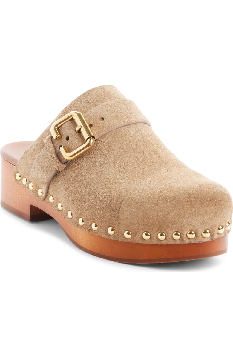 Chloé Jeannette Clog, Main, color, Desert Sand