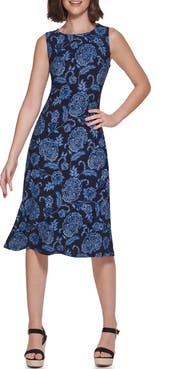 Tommy Hilfiger Zeghora Floral Sleeveless Dress