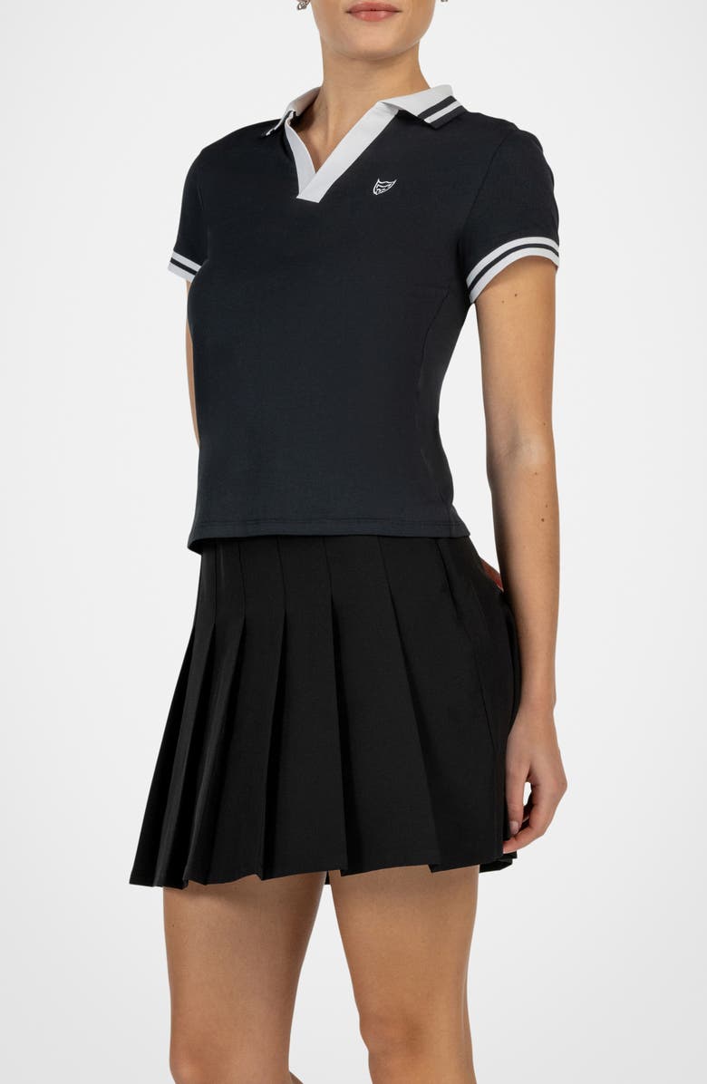 Golf Linx 18 Birdie Pima Cotton Polo, Alternate, color, Black